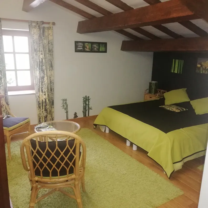 Chambre Bambou — suite parentale combinable avec Pitchoune