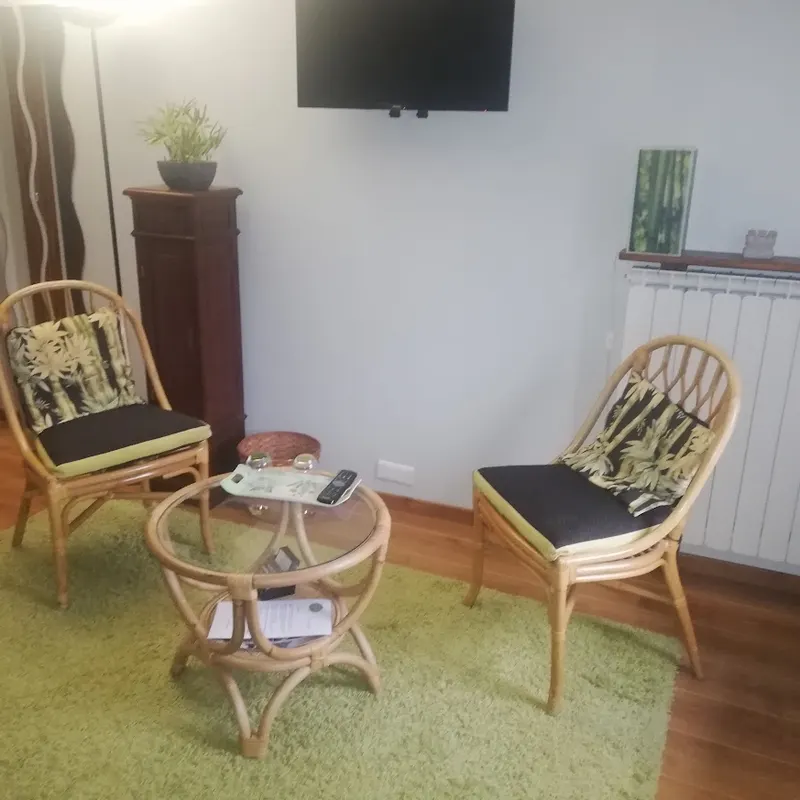 Chambre Bambou — salle d’eau attenante